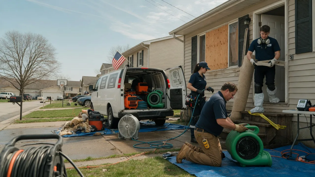 Water Damage Restoration in Saline, LA near me